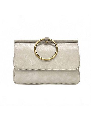 Joy Susan Women's Aria Ring Wristlet in Silver (view 1)