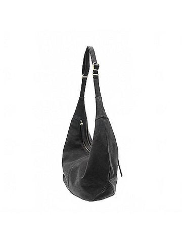 Joy Susan Women's Rochelle Large Crescent Bag in Black (view 2)