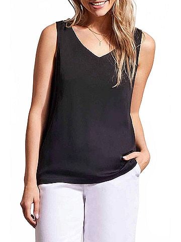 Tribal Two Way Wear Camisole in Black (view 2)