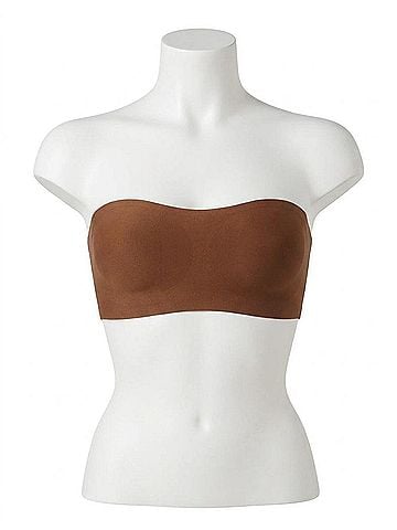 Commando Butter Soft Support Strapless Bralette in Cinnamon (view 1)