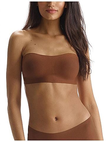 Commando Butter Soft Support Strapless Bralette in Cinnamon (view 2)