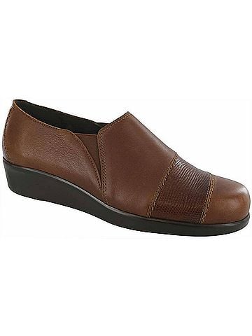 SAS Women's Nora Slip On Loafer in Auburn Lizard (view 1)