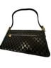 St. John 100% Vinyl Graphic Black Leather Clutch One size - photo 2