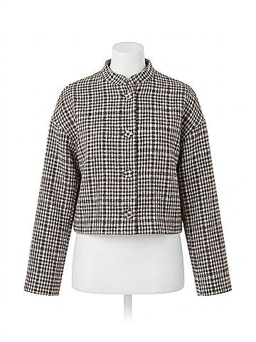 Rebecca Taylor Techy Jacket in Houndstooth (view 1)
