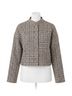 Rebecca Taylor Brown Techy Jacket in Houndstooth Size L - photo 1