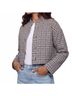 Rebecca Taylor Brown Techy Jacket in Houndstooth Size L - photo 3