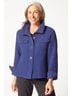 Habitat Solid Blue Honeycomb Shacket in Ink Size M - photo 2