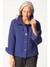 Habitat Solid Blue Honeycomb Shacket in Ink Size XS - photo 3