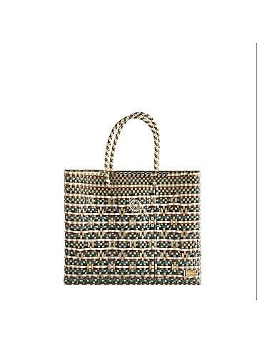 Lolas Collection Women's Medium Woven Regular Strap Tote Bag (view 1)