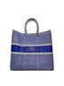 Lolas Collection Print Blue Women's Medium Woven Regular Strap Tote Bag One size - photo 1