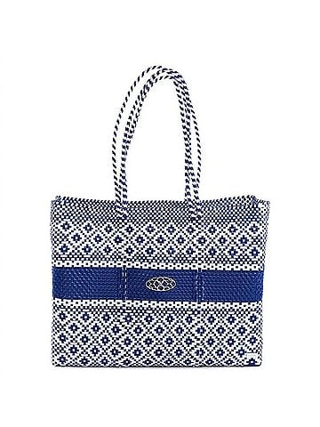 Lolas Collection Women's Travel Woven Aztec Stripe Tote Bag With Clutch (view 1)