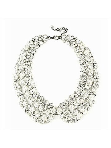 Eye Candy Women's Crystal Statement Collar Necklace (view 1)