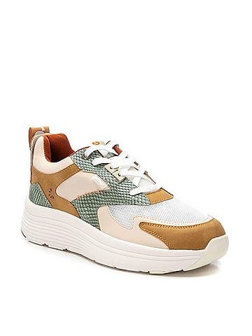 Refresh Women's Casual Trainers Sneaker in Beige (view 2)