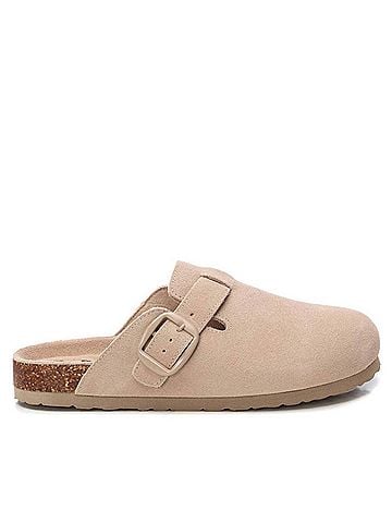 Refresh Women's Suede Clogs in Beige (view 1)