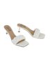 exe White Women's Betta Low Heel Sandal in White Size EU 38 - photo 2