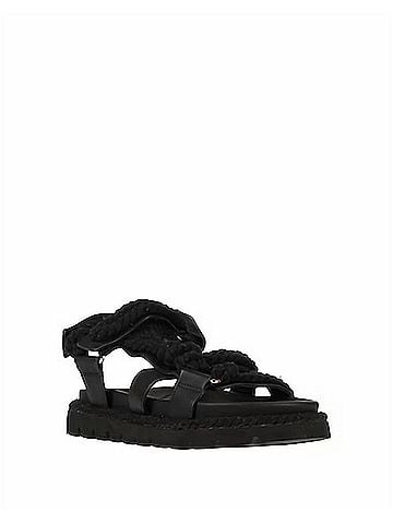 exe Women's Daphne Flat Sandal in Black (view 2)