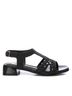 XTI Black Women's Low Heel Sandals Size 6 - photo 1