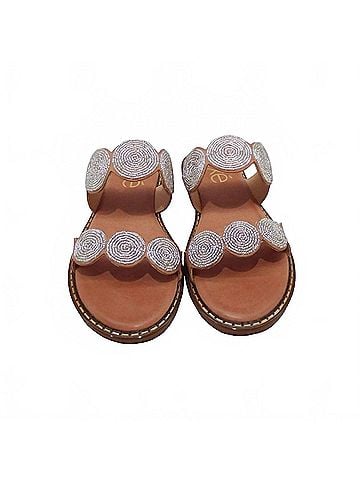 exe Women's Allison Flat Sandal in Nude (view 2)