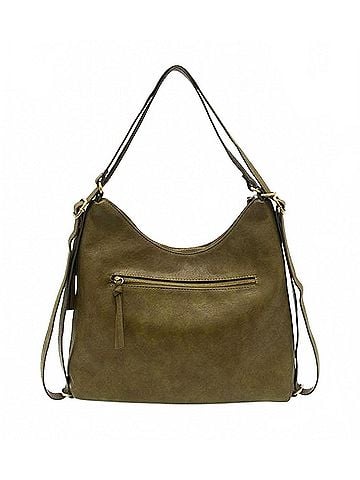 Joy Susan Women's Drew Convertible Backpack in Olive (view 1)