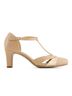 Andrea Pink Women's T-Strap Bicolor Pumps Size 7 - photo 1
