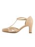 Andrea Pink Women's T-Strap Bicolor Pumps Size 7 - photo 2