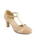 Andrea Pink Women's T-Strap Bicolor Pumps Size 7 - photo 3