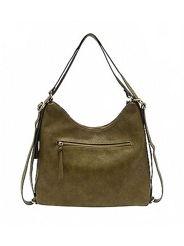 Joy Susan Women's Drew Convertible Backpack in Olive (view 1)