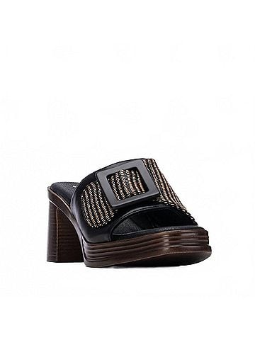 Refresh Women's Slip-On Sandals in Black (view 2)