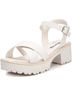 XTI White Women's Heeled Sandals Size 7 - photo 2