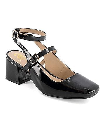 Andrea Women's Patent Leatherette Pumps (view 2)