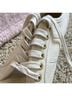 Superga Ivory Gold Sneakers Size 9 1/2 - photo 5
