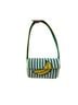 Anthropologie Stripes Multi Color Leather Shoulder Bag One size - photo 1