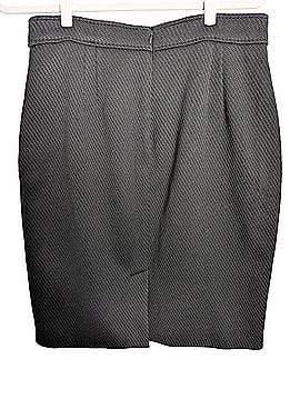 MM. LaFleur Cornelia Skirt in Onyx Weave Formal Skirt (view 2)