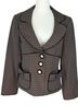 Nanette Lepore Floral Brown White Blazer Size 10 - photo 1