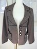 Nanette Lepore Floral Brown White Blazer Size 10 - photo 12