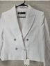 Zara White Blazer Size M - photo 3