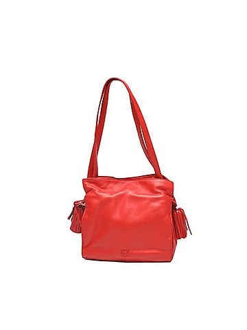 Loewe LOEWE Tassel Leather 2WAY 380 82 E17 Red Shoulder Bag (view 1)