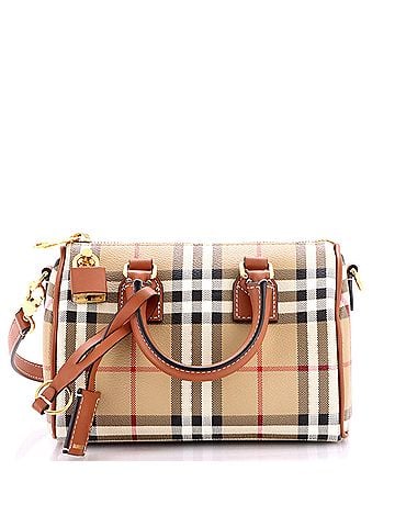 Burberry Bowling Bag Vintage Check Coated Canvas Mini (view 1)