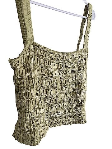 Michael Kors Lichen Cropped Tank Sleeveless Top (view 2)