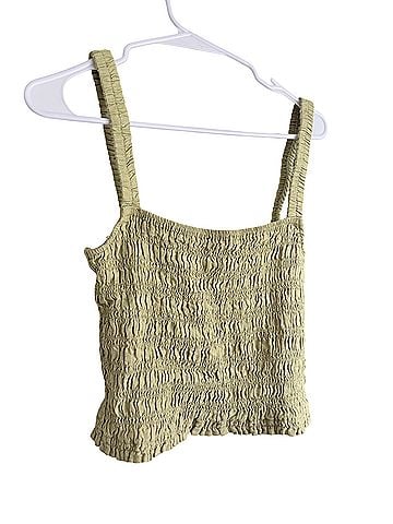 Michael Kors Lichen Cropped Tank Sleeveless Top (view 1)