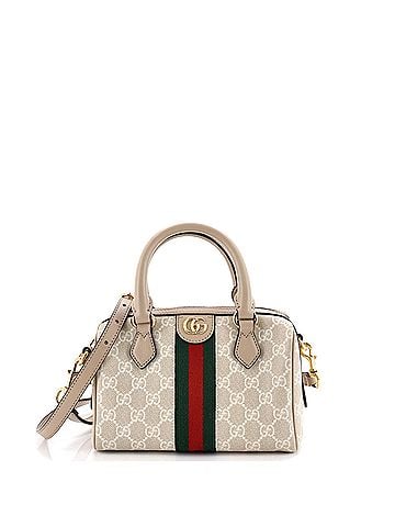 Gucci Ophidia Convertible Boston Bag GG Coated Canvas Mini (view 1)