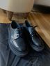 Adieu Paris 100% Leather Black Flats Size 8 - photo 4
