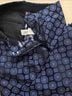 J.Crew 100% Silk Print Blue Black Dress Pants Size 8 - photo 7