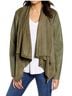 Blank NYC 60% Polyurethane 40% Viscose 64% Polyester 34% Cotton 2% Spandex 100% Cotton Solid Green Jacket Size XS - photo 3