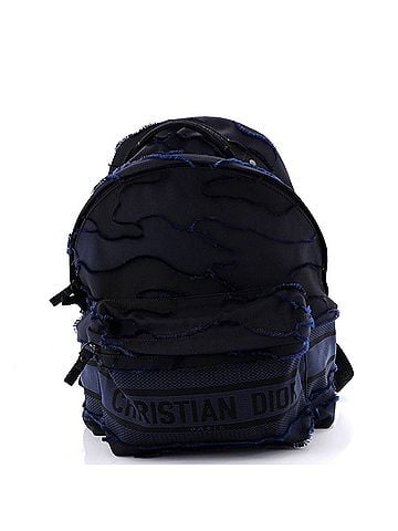 Christian Dior Travel Backpack Camouflage Embroidered Canvas Medium (view 1)