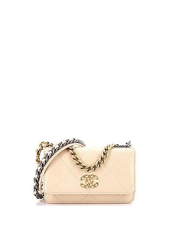 Chanel 19 Wallet on Chain Quilted Lambskin (view 1)
