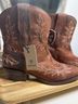 Ariat 100% Leather Aztec Or Tribal Print Brown Multi Color Boots Size 7 1/2 - photo 6