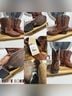 Ariat 100% Leather Aztec Or Tribal Print Brown Multi Color Boots Size 7 1/2 - photo 4