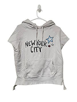Frank & Eileen Tee Lab Distressed New York City Short Sleeve Hoodie Short Sleeve T-Shirt (view 1)