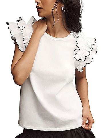 Anthropologie Short Sleeve Blouse (view 1)